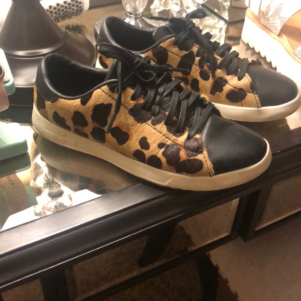 Cole haan calf hair sneakers